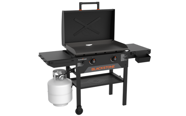 Blackstone 28" Griddle W/ Hood and Omnivore Grilling Surfacae