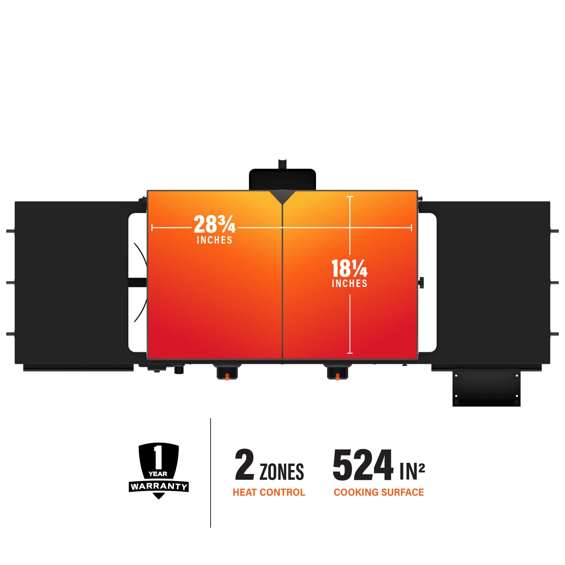 Blackstone 28 inch griddle Specs and dims