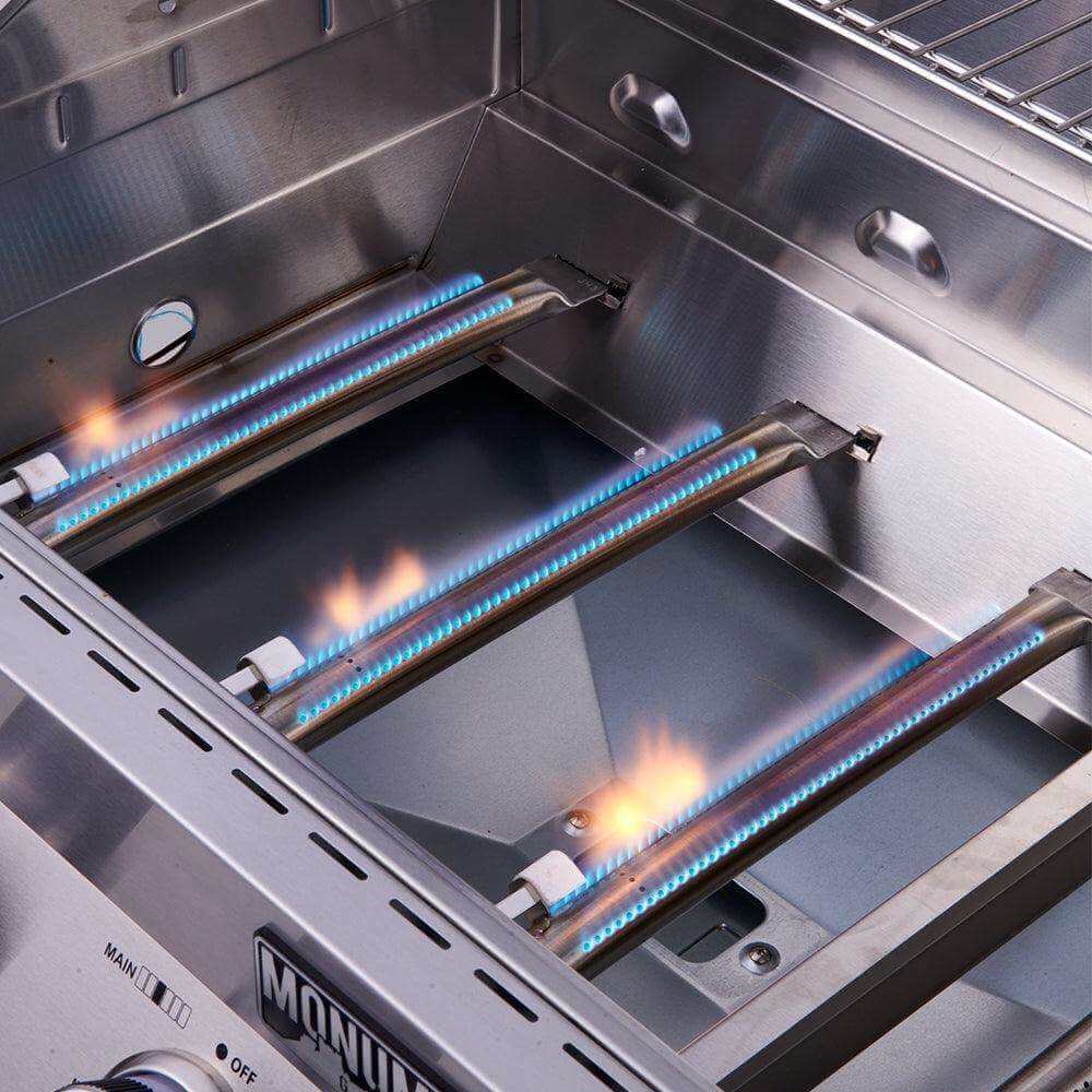 Monument Classic 4 Burner | Stainless Steel Infrared Propane Gas Grill - 24367