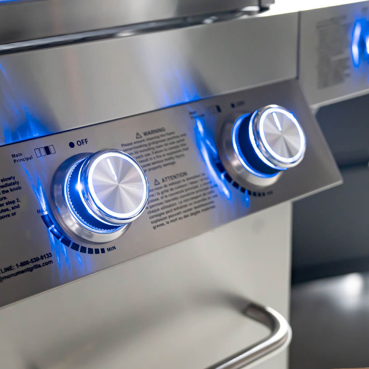 Monument Classic 4 Burner | Stainless Steel Infrared Propane Gas Grill - 24367