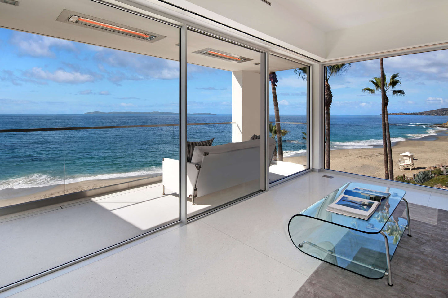 Infratech CD-Series Dual Element Marine Grade 3000Watt Outdoor Electric Heater | 208 V