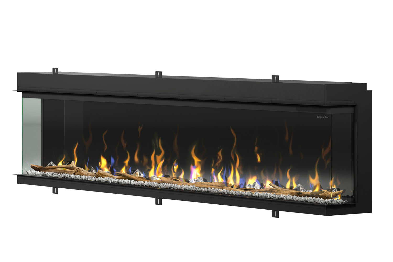 Dimplex IgniteXL Bold 100" Smart Linear Multi-Side View Built-In Electric Fireplace