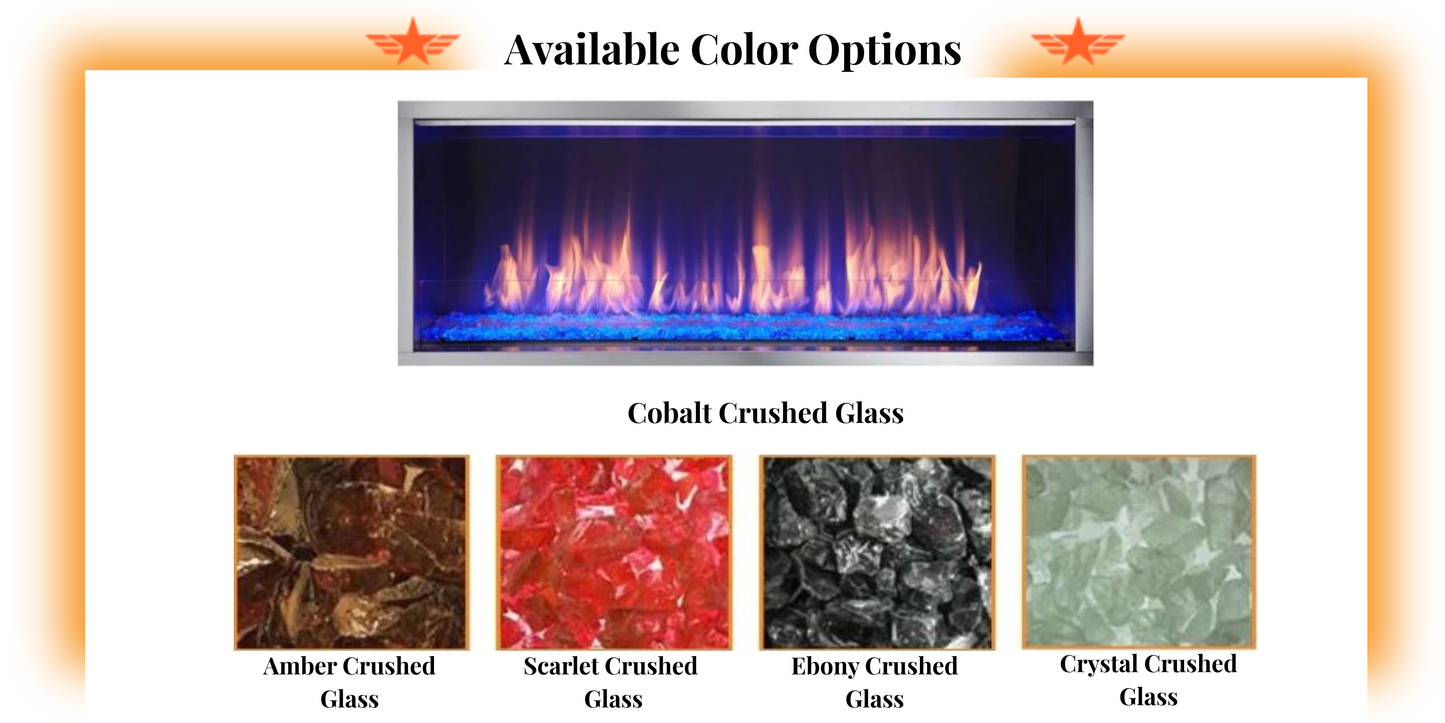 Majestic Lanai 48-Inch Outdoor Linear Vent Free Gas Fireplace