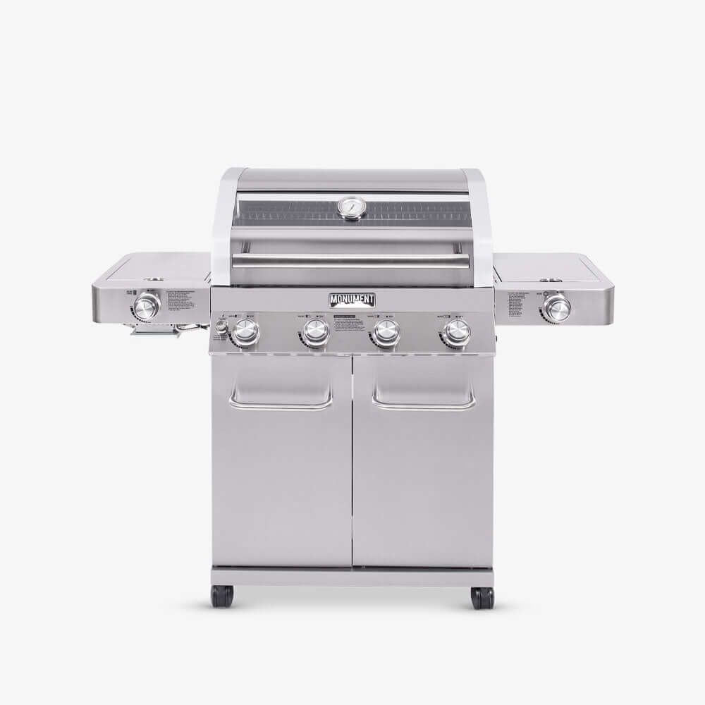 Monument Classic 4 Burner | Stainless Steel Infrared Propane Gas Grill