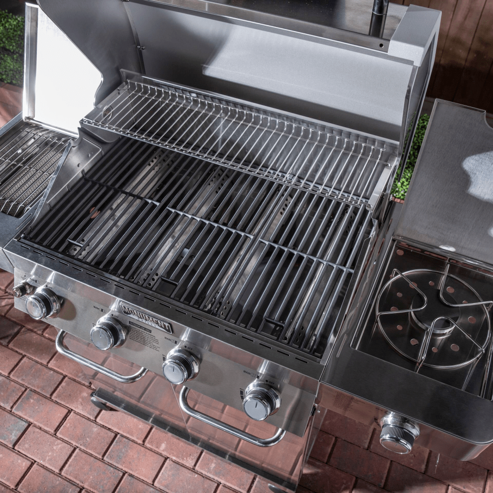 Monument Classic 4 Burner | Stainless Steel Infrared Propane Gas Grill