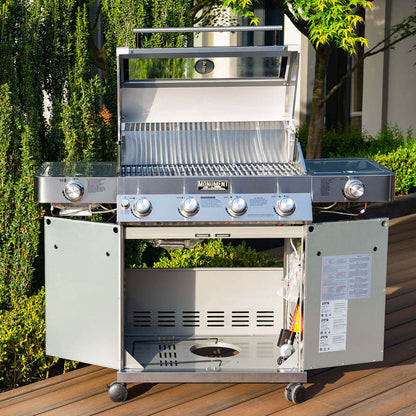 Monument Classic 4 Burner | Stainless Steel Infrared Propane Gas Grill