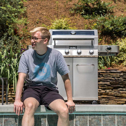 Monument Classic 4 Burner | Stainless Steel Infrared Propane Gas Grill