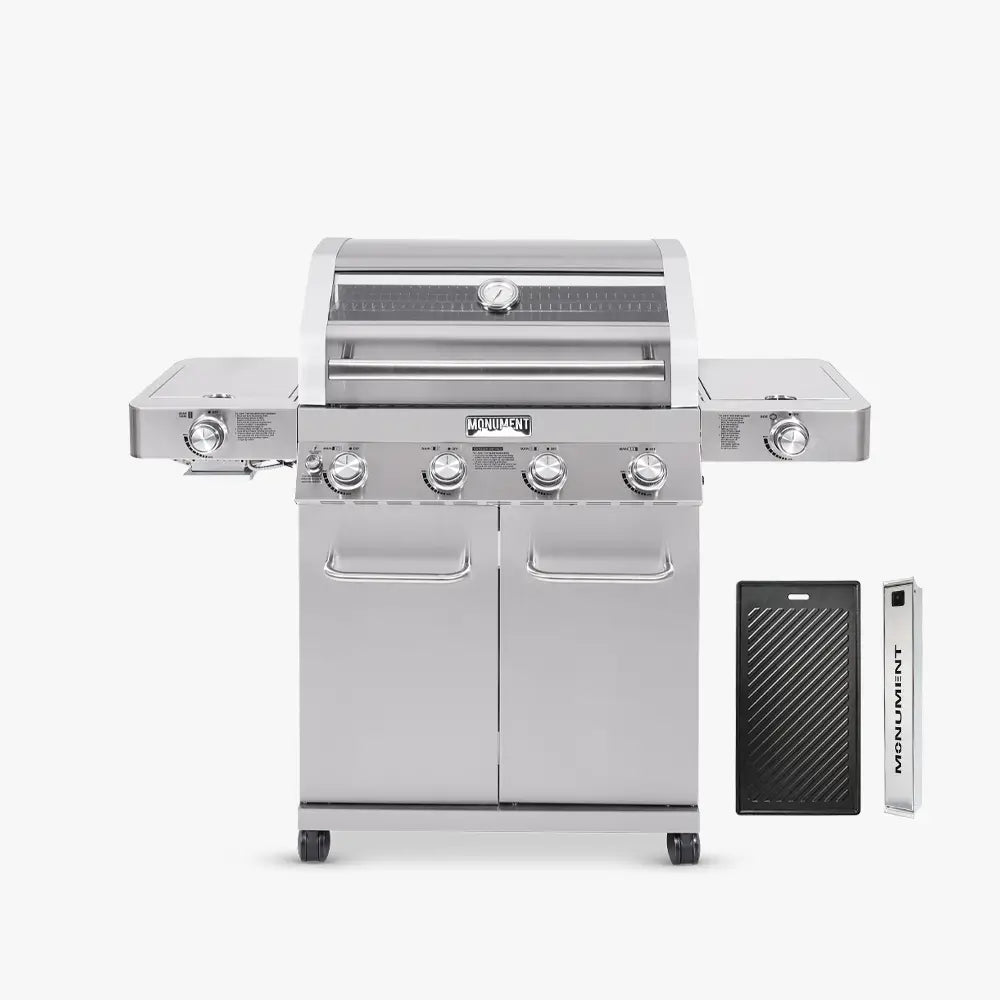 Monument Classic 4 Burner | Stainless Steel Infrared Propane Gas Grill