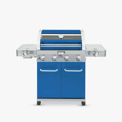 Monument Classic 4 Burner | Matte Blue Infrared Propane Gas Grill