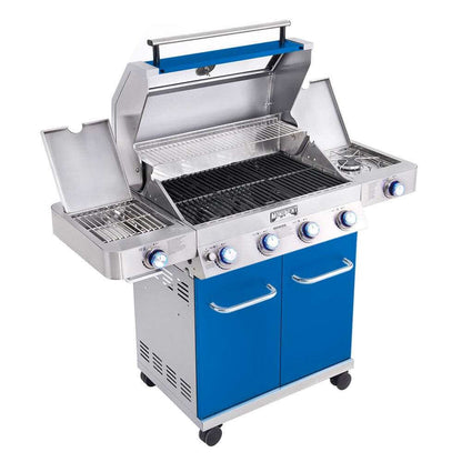 Monument Classic 4 Burner | Matte Blue Infrared Propane Gas Grill