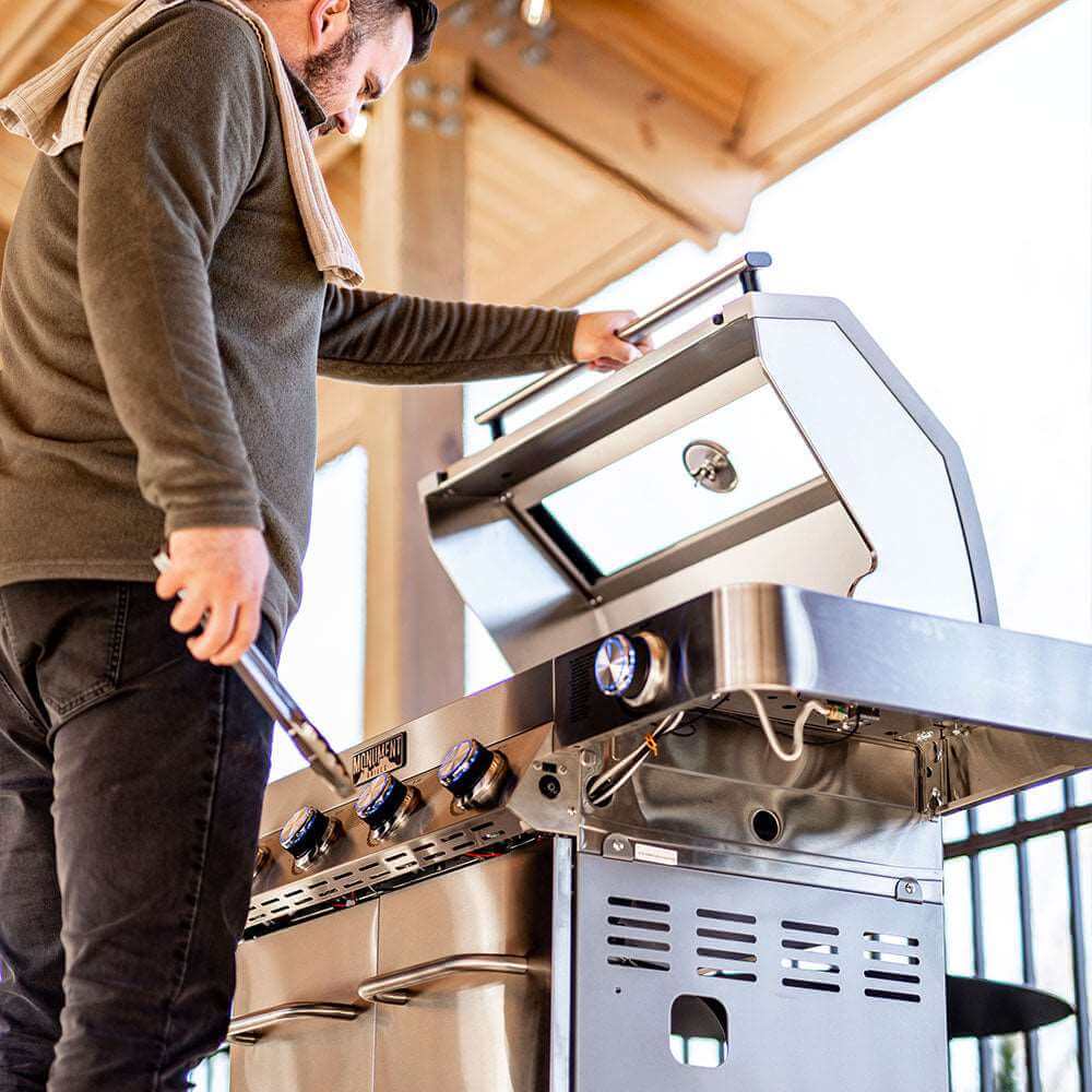 Monument Classic 4 Burner | Stainless Steel Natural/Propane Gas Grill