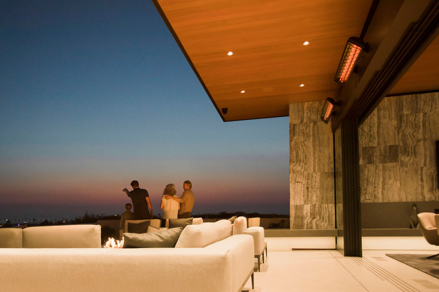 Infratech CD-Series Dual Element 4000Watt Outdoor Electric Heater | 240V