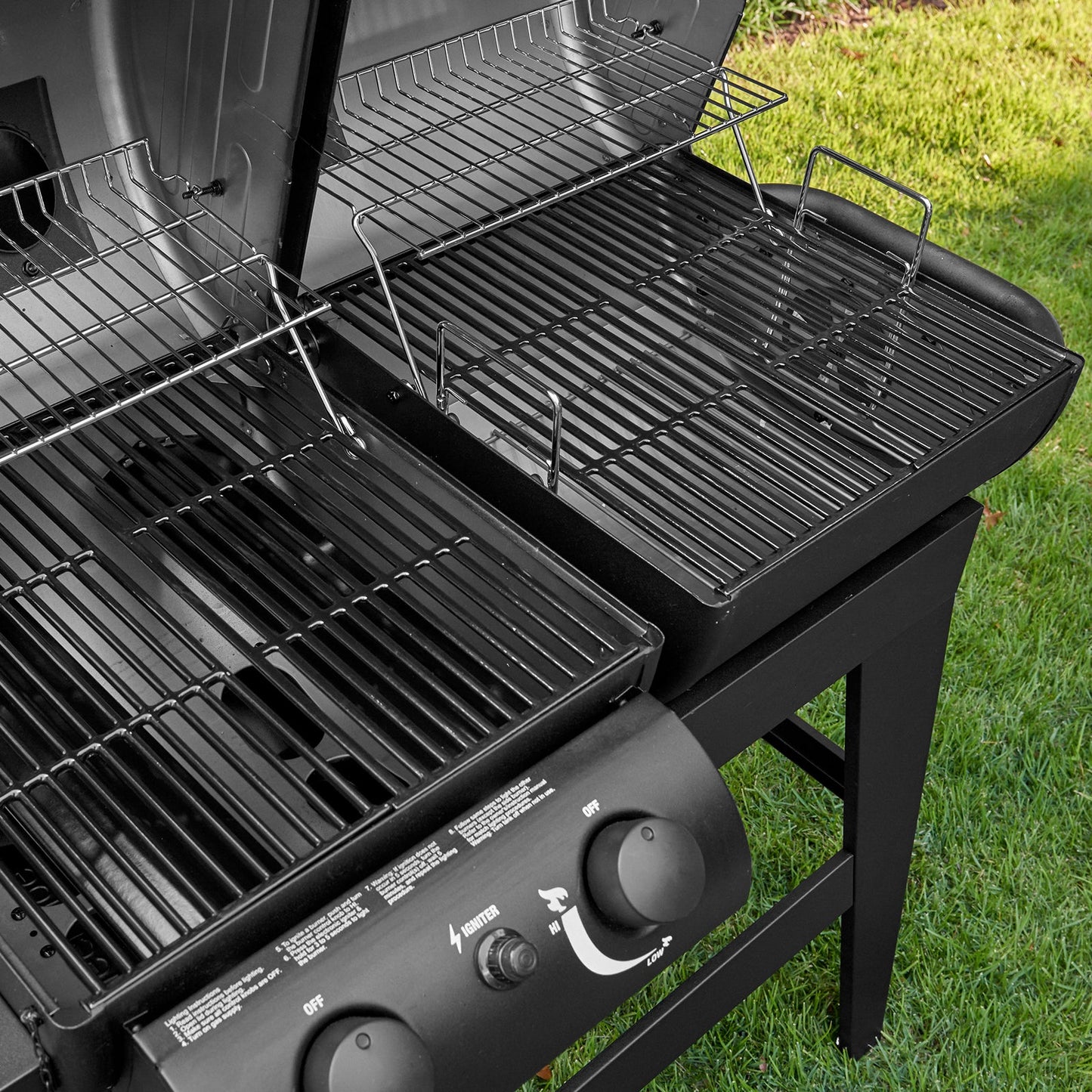 Char-Griller Dual Function 2-Burner Gas & Charcoal Grill