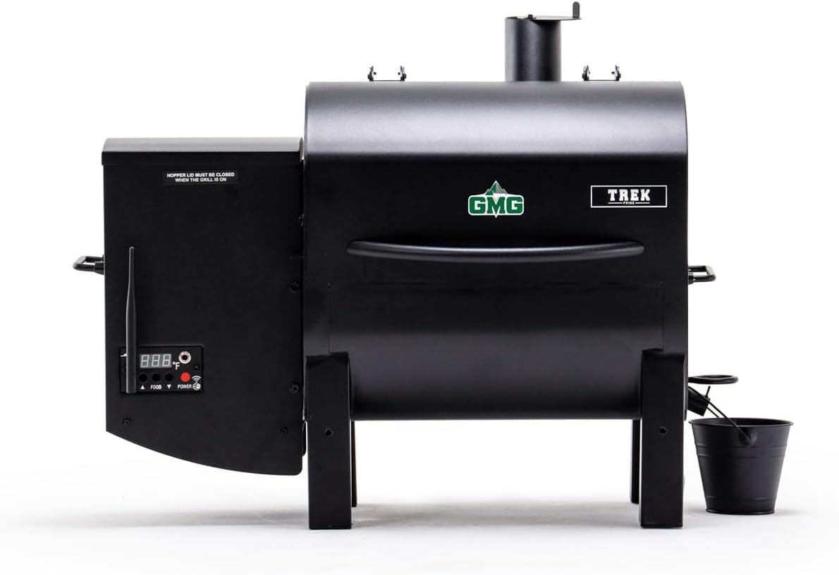 Green Mountain Grills Trek Prime 2.0 WiFi Portable Wood Pellet BBQ Smoker Grill