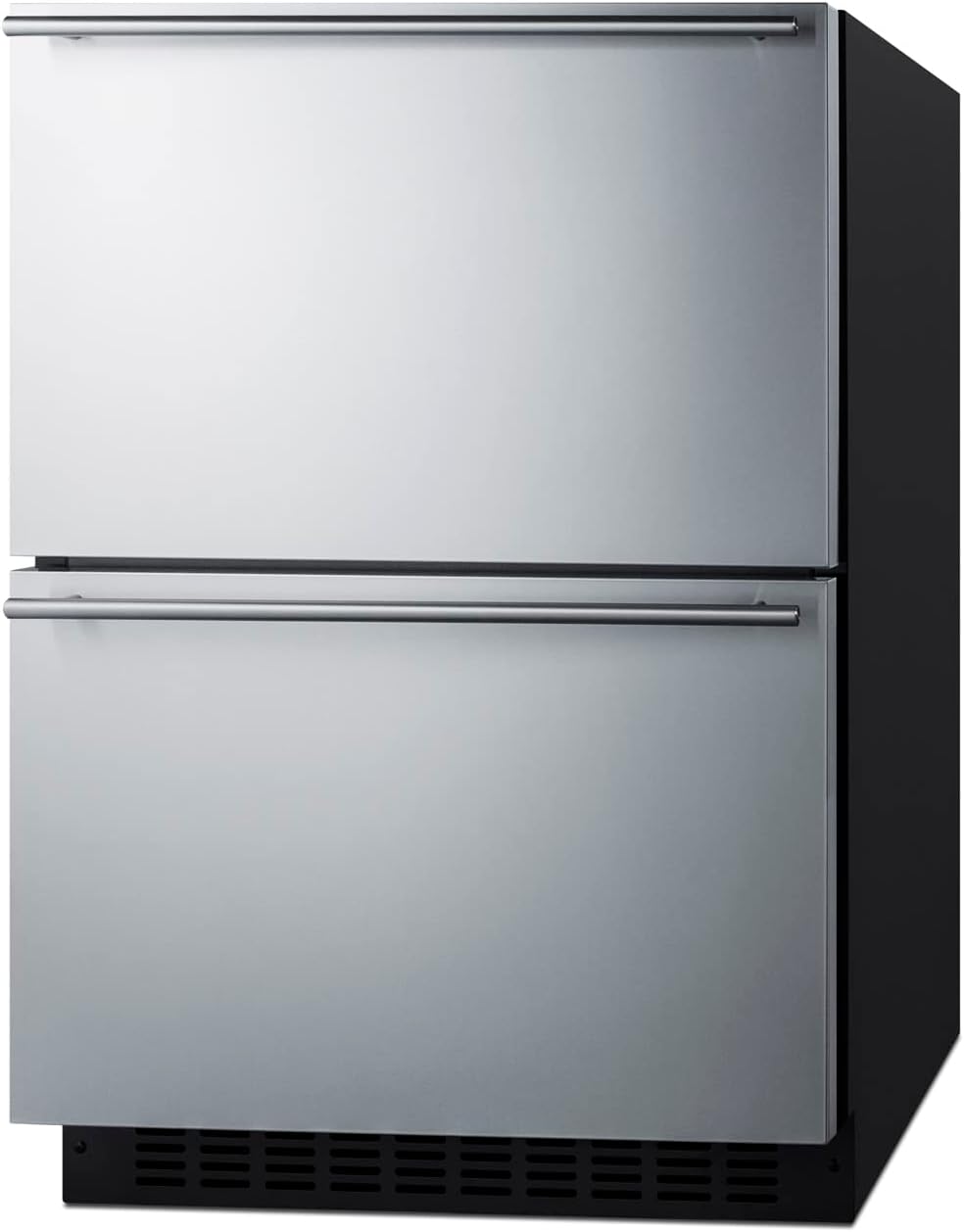 Summit Outdoor 24 Inch Wide 3.32 Cu. Ft. Refrigerator Drawers with Freezer and ADA Design - ADRD25OS