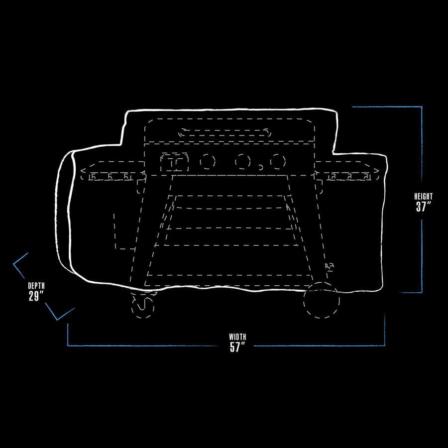 Pit Boss 3-Burner Ultimate Griddle Cover
