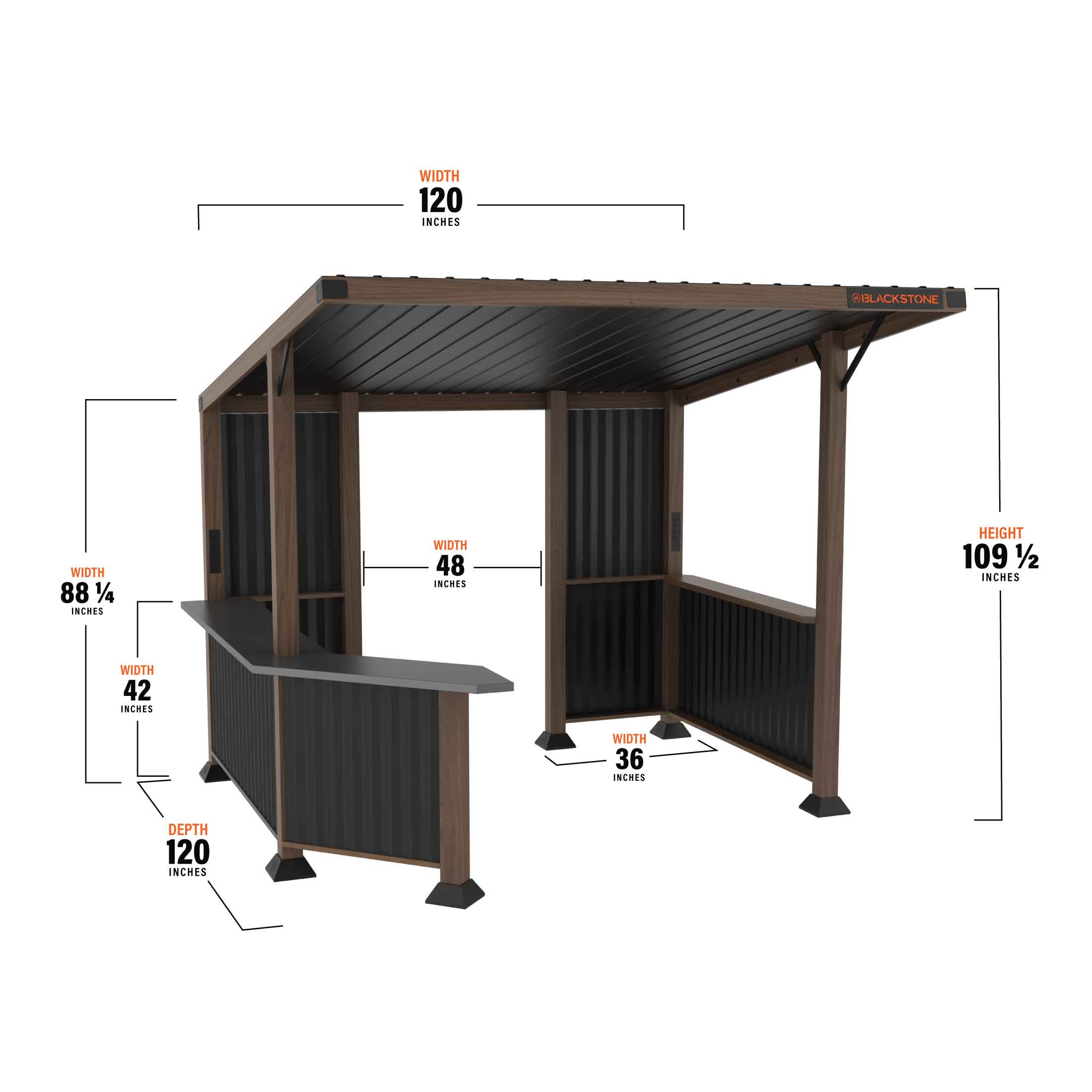 Blackstone 10' x 10' Backyard Pavillion