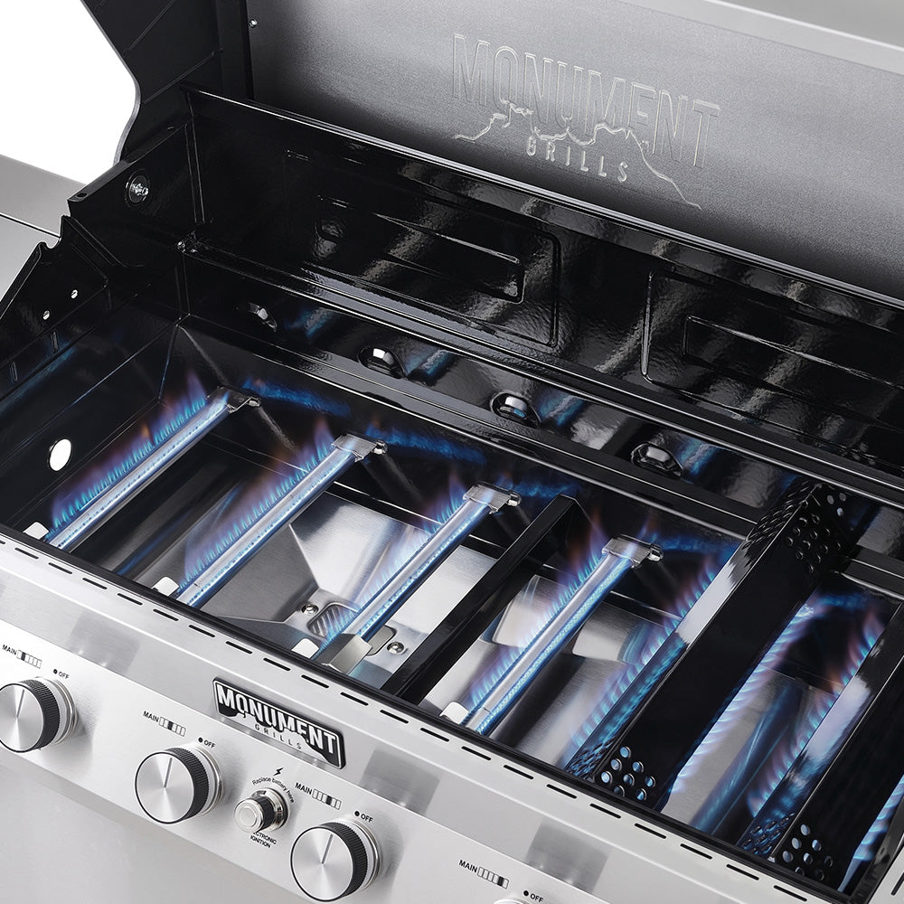Monument Denali 405 | Stainless Steel Smart Tech Propane Gas Grill
