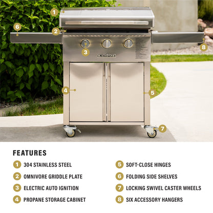 Blackstone Select 28" Griddle with Cabinet - 6009
