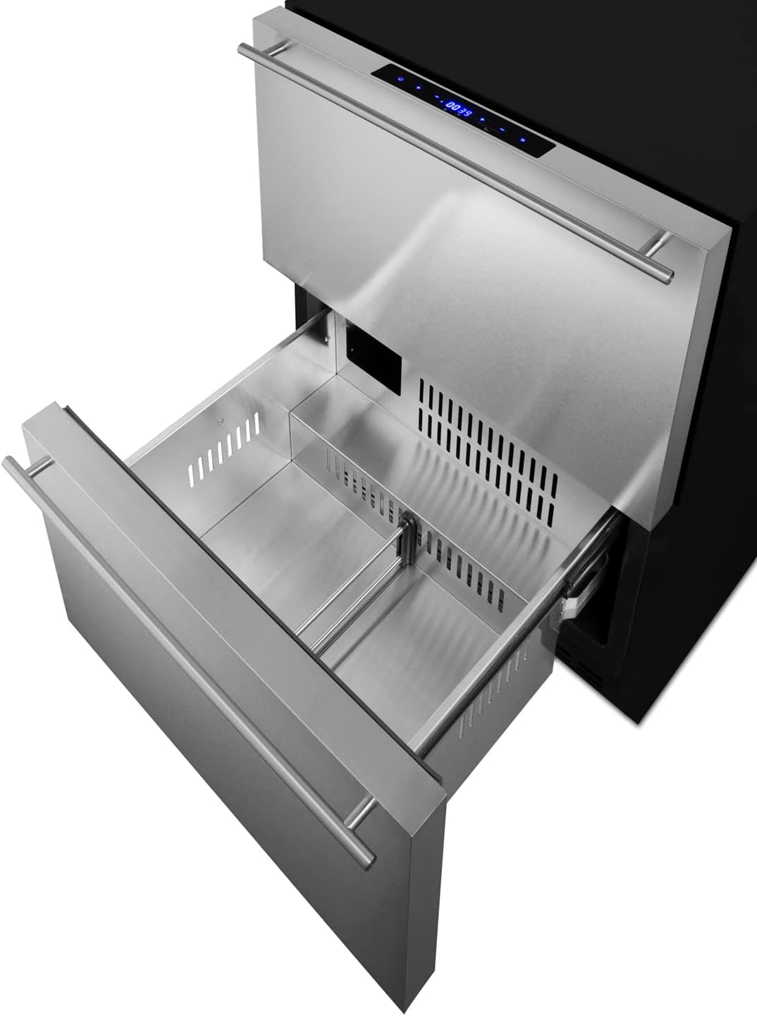 Summit Outdoor 24 Inch Wide 3.32 Cu. Ft. Refrigerator Drawers with Freezer and ADA Design - ADRD25OS