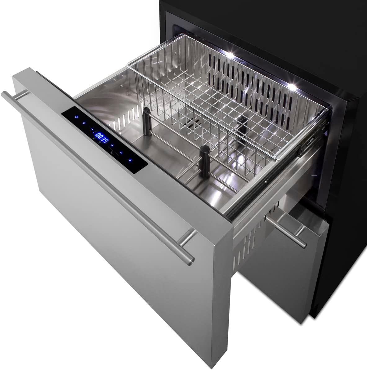 Summit Outdoor 24 Inch Wide 3.32 Cu. Ft. Refrigerator Drawers with Freezer and ADA Design - ADRD25OS