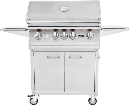 Lion 75000 32 Inch Stainless Steel Freestanding Gas Grill