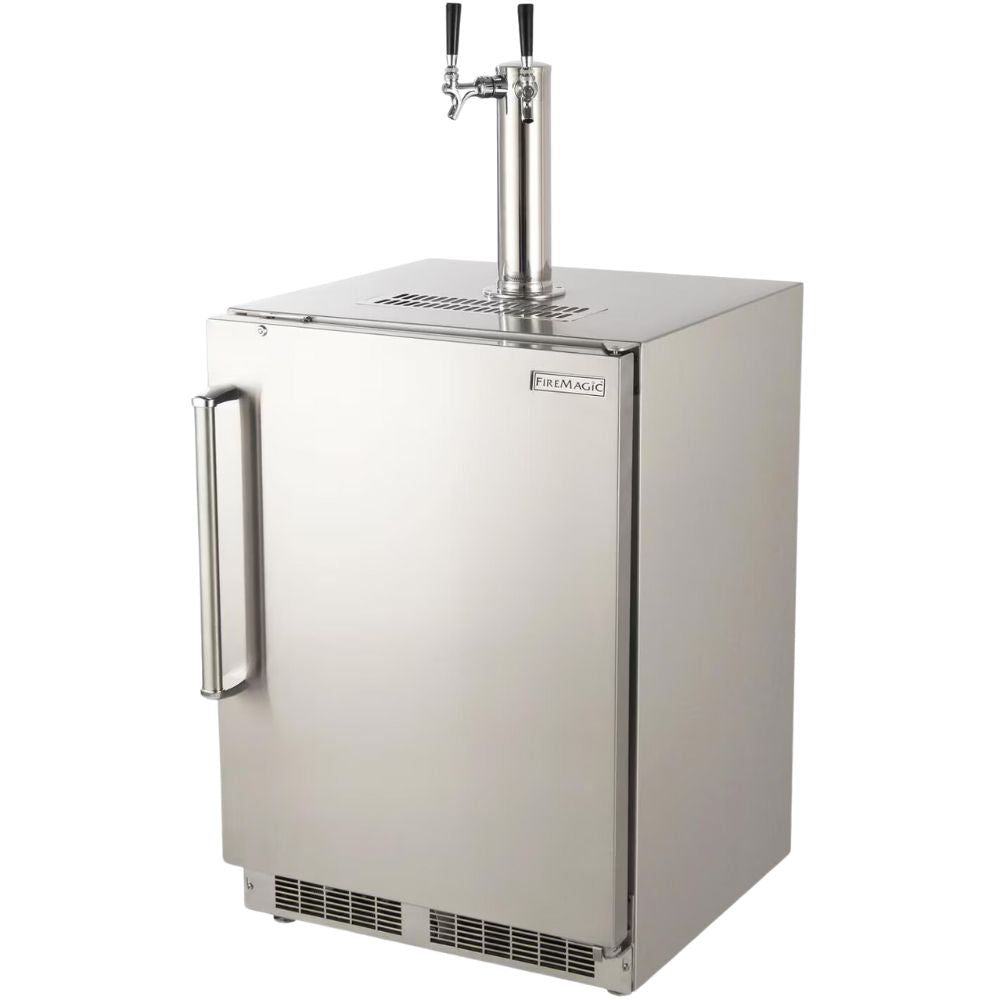 Fire Magic Grills 24-Inch Outdoor Rated Dual Tap Kegerator