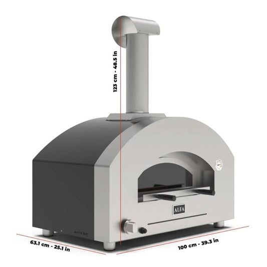 Alfa Futuro 2 Pizze Outdoor Gas Pizza Oven