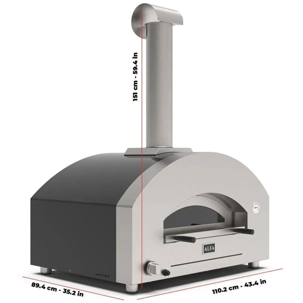 Alfa Futuro 4 Pizze Outdoor Gas Pizza Oven