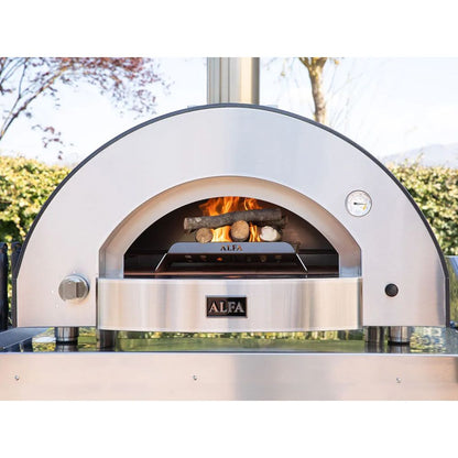 Alfa Classico 4 Pizze Grey Gas Pizza Oven
