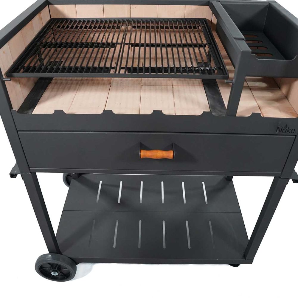 Nuke Delta Freestanding Argentine Charcoal Grill 45 Inch