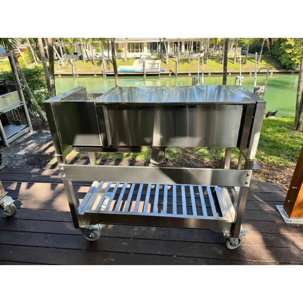 Tagwood BBQ Argentine Gaucho Stainless Steel Freestanding Charcoal Grill