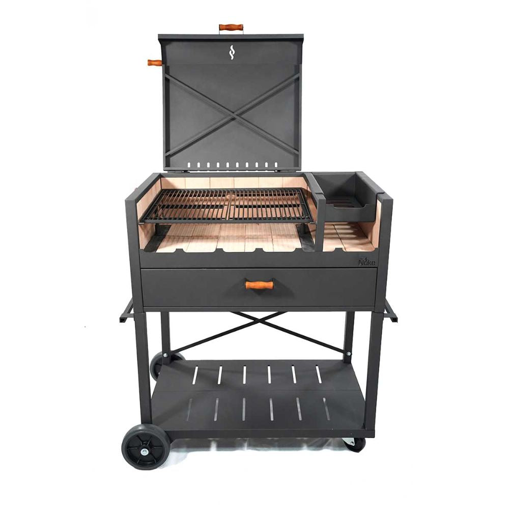 Nuke Delta Freestanding Argentine Charcoal Grill 45 Inch