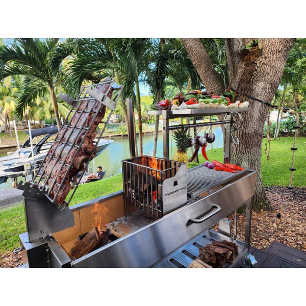 Tagwood BBQ06SS Argentine Charcoal Freestanding Grill