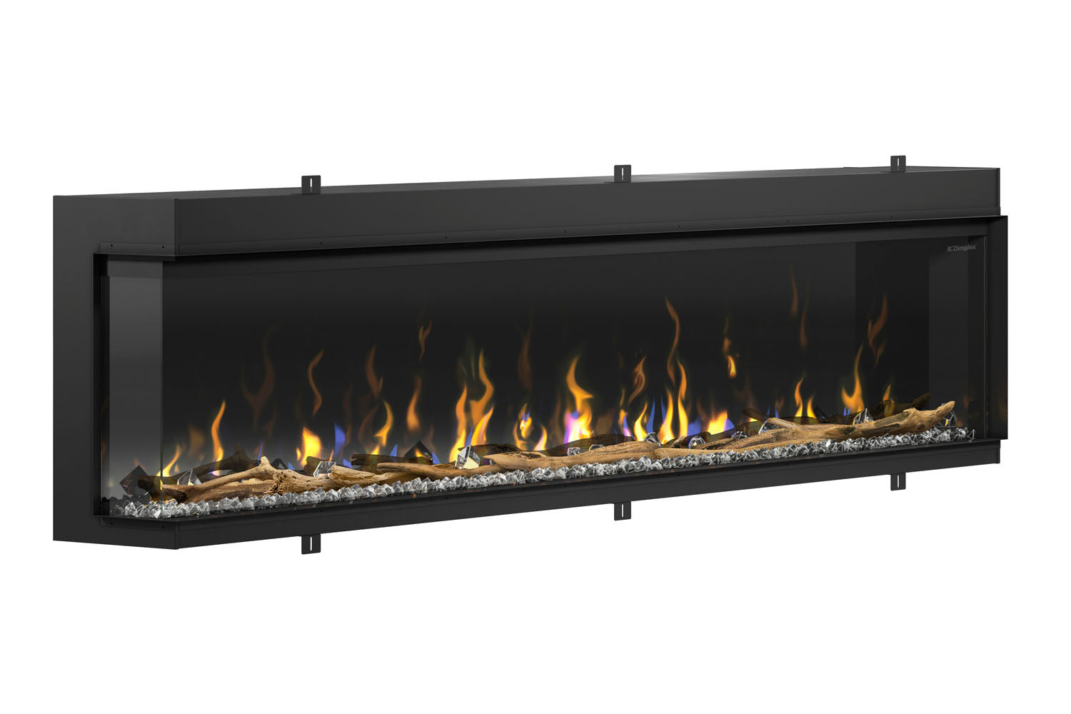 Dimplex IgniteXL Bold 100" Smart Linear Multi-Side View Built-In Electric Fireplace