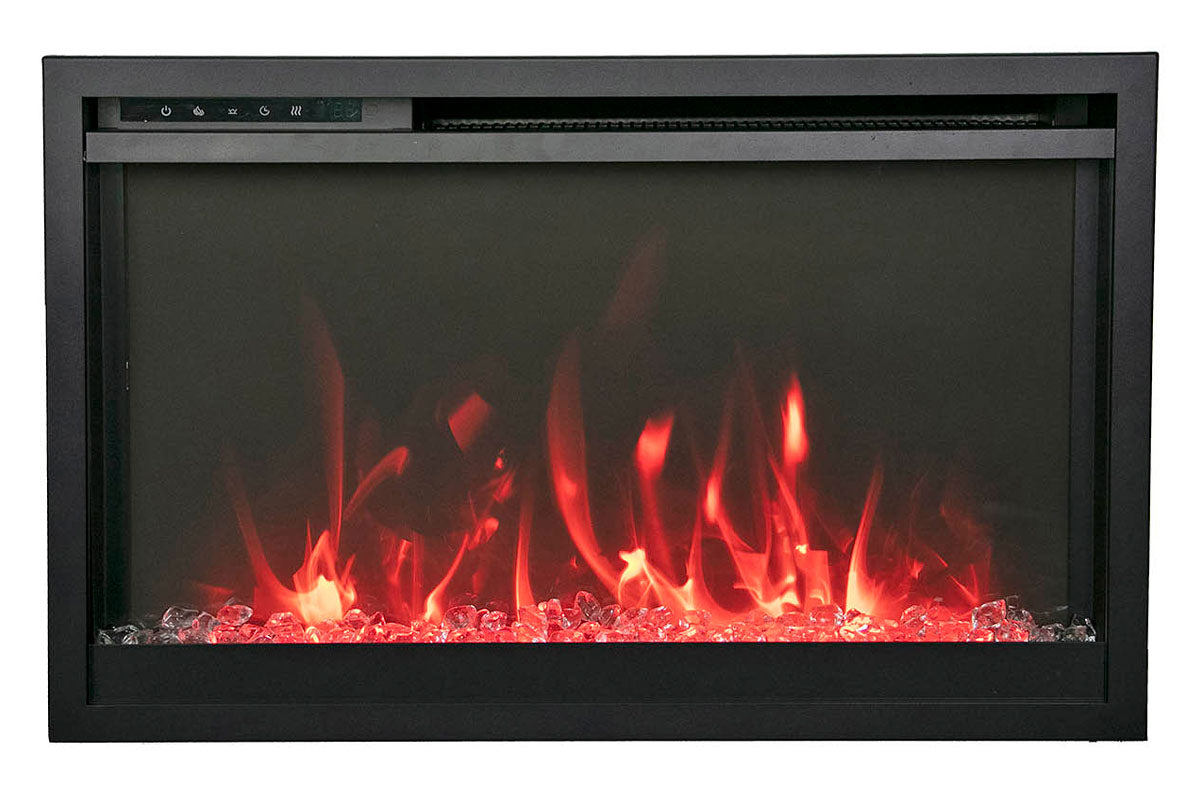 Amantii Traditional Extra Slim 30-Inch Smart Built-In Electric Firebox Insert