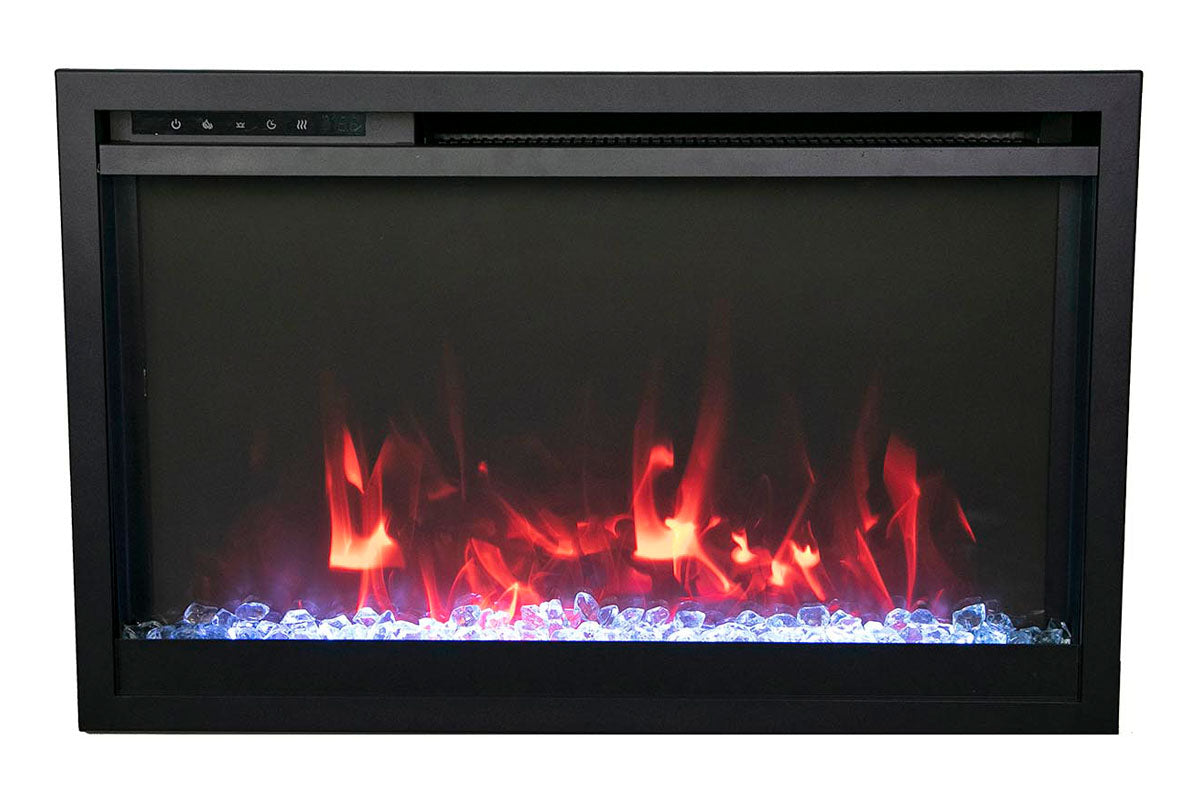 Amantii Traditional Extra Slim 33-Inch Smart Built-In Electric Firebox Insert