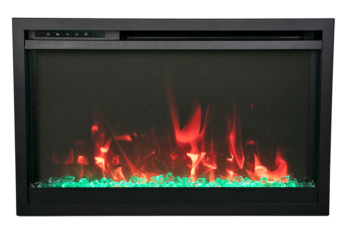 Amantii Traditional Extra Slim 26-Inch Smart Built-In Electric Firebox Insert