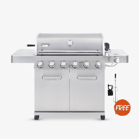 Monument Classic 6-Burner | Full Stainless Steel Propane Gas Grill
