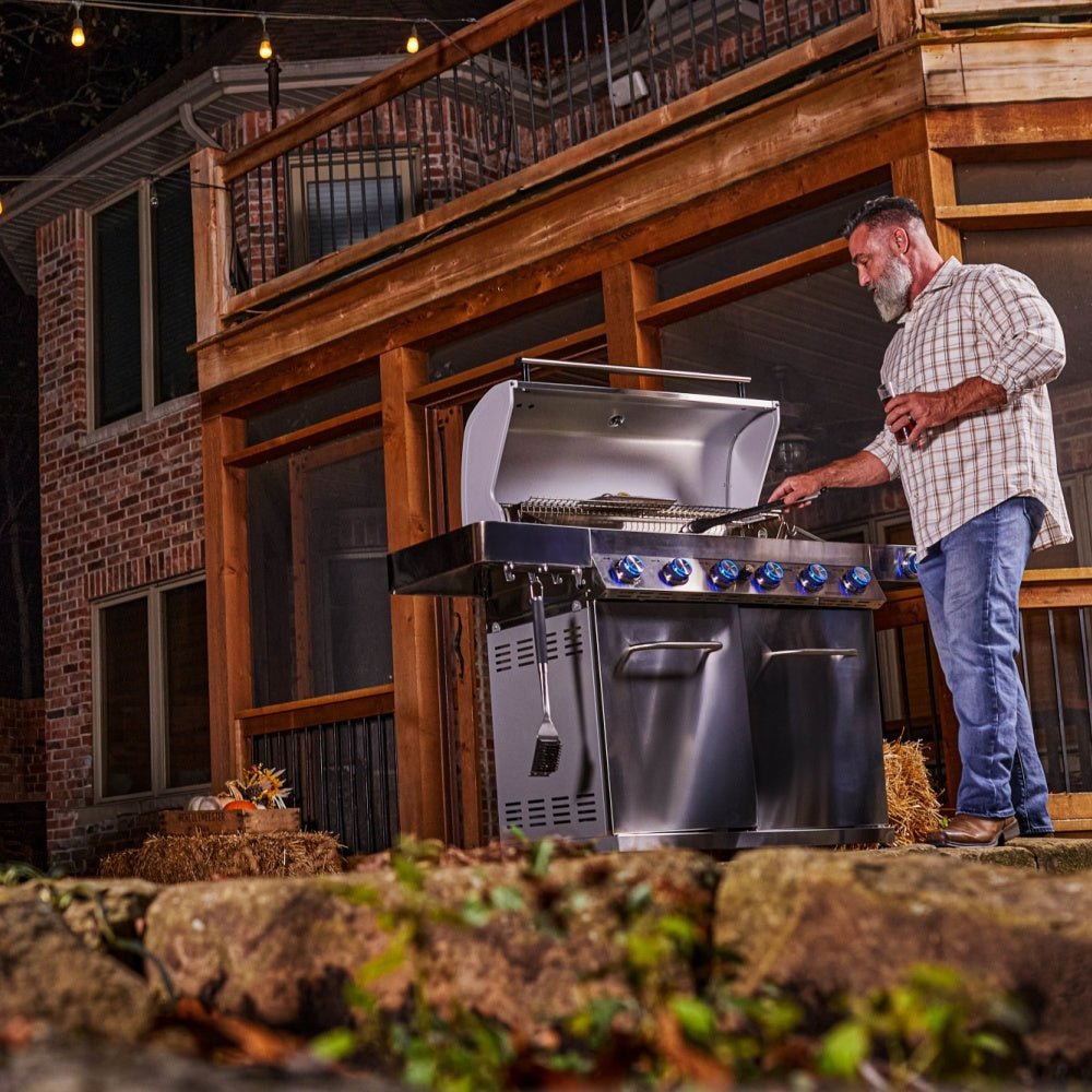 Monument Classic 6-Burner | Full Stainless Steel Propane Gas Grill