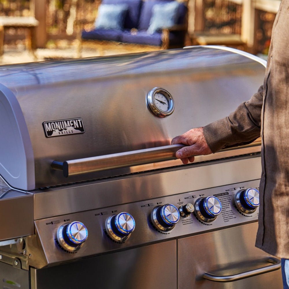 Monument Classic 6-Burner | Full Stainless Steel Propane Gas Grill
