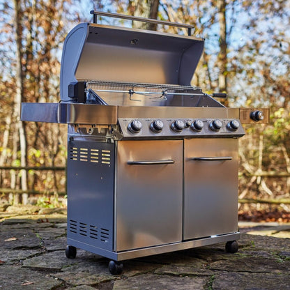 Monument Classic 6-Burner | Full Stainless Steel Propane Gas Grill