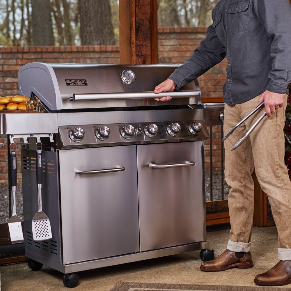 Monument Classic 6-Burner | Full Stainless Steel Propane Gas Grill