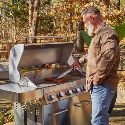 Monument Classic 6-Burner | Full Stainless Steel Propane Gas Grill