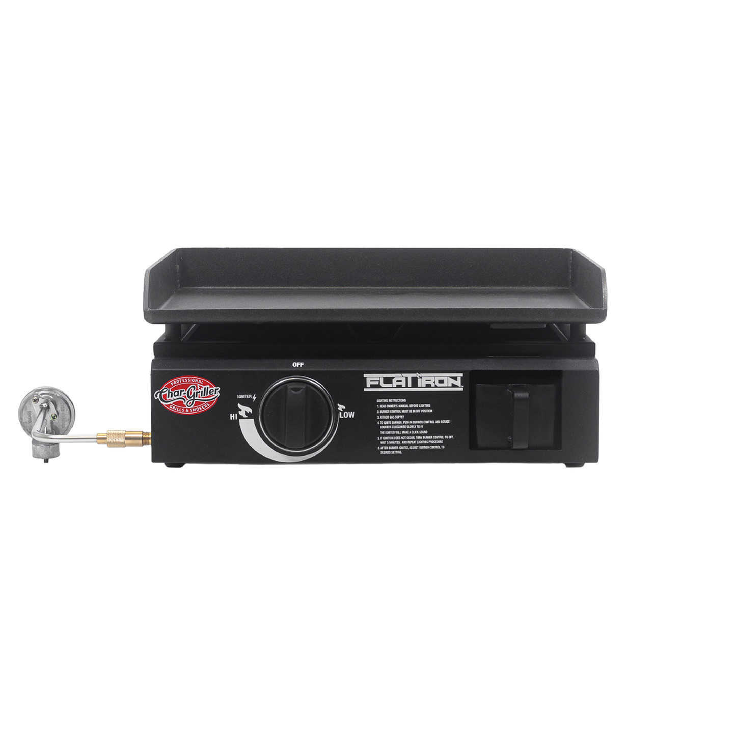 Char-Griller Flat Iron® Portable 17-inch Gas Griddle