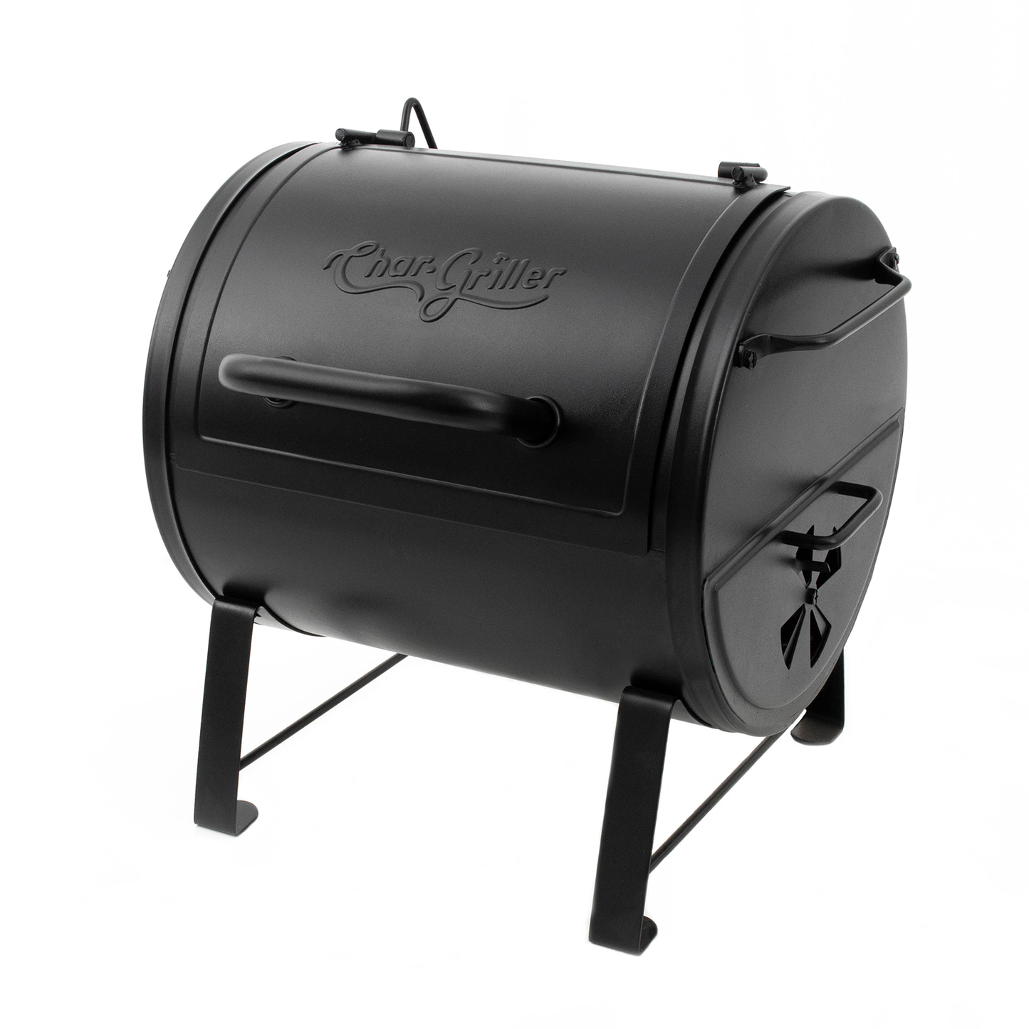 Char-Griller Side Fire Box/Tabletop Charcoal Grill With Metal Handle
