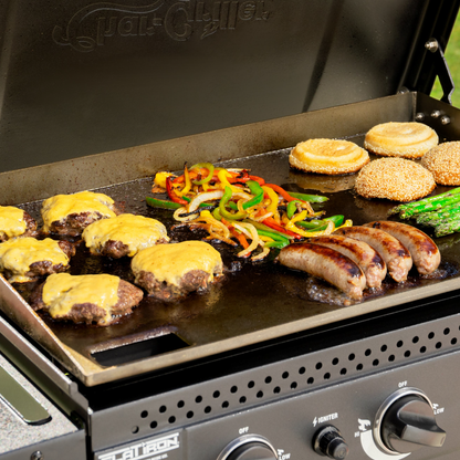 Char-Griller 3-Burner Flat Iron® Gas Griddle (Black)