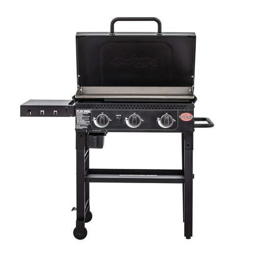 Char-Griller 3-Burner Flat Iron® Gas Griddle (Black)