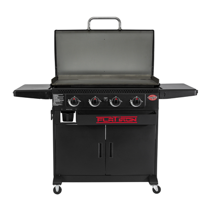 Char-Griller Flat Iron® 4-Burner Premium Gas Griddle