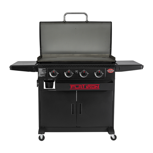Char-Griller Flat Iron® 4-Burner Premium Gas Griddle